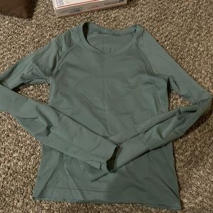lululemon tidewater teal swiftly tech long sleeve 2.0